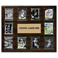 CeeDee Lamb Dallas Cowboys 15" x 18" Trading Card Plaque