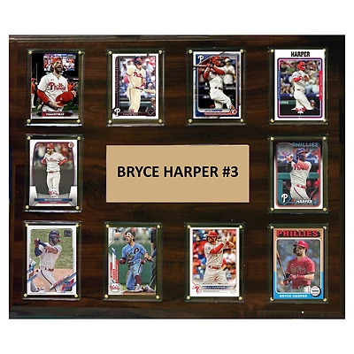 Bryce Harper Philadelphia Phillies 15" x 18" Trading Card Plaque