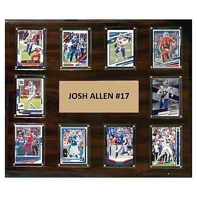 Josh Allen Buffalo Bills 15" x 18" Trading Card Plaque