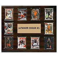 Ja'Marr Chase Cincinnati Bengals 15" x 18" Trading Card Plaque