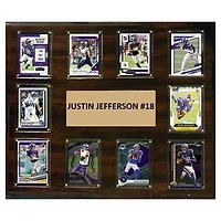 Justin Jefferson Minnesota Vikings 15" x 18" Trading Card Plaque