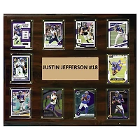 Justin Jefferson Minnesota Vikings 15" x 18" Trading Card Plaque