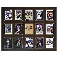 Justin Jefferson Minnesota Vikings 16" x 20" Trading Card Plaque