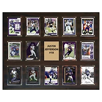 Justin Jefferson Minnesota Vikings 16" x 20" Trading Card Plaque