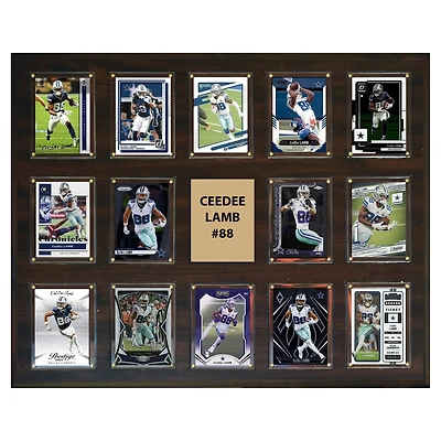 CeeDee Lamb Dallas Cowboys 16" x 20" Trading Card Plaque