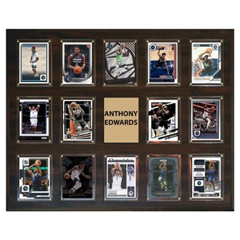 Anthony Edwards Minnesota Timberwolves 16" x 20" Trading Card Plaque
