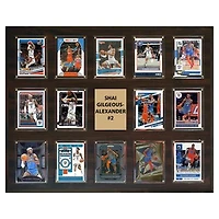 Shai Gilgeous-Alexander Oklahoma City Thunder 16" x 20" Trading Card Plaque