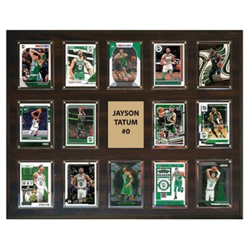 Jayson Tatum Boston Celtics 16" x 20" Trading Card Plaque