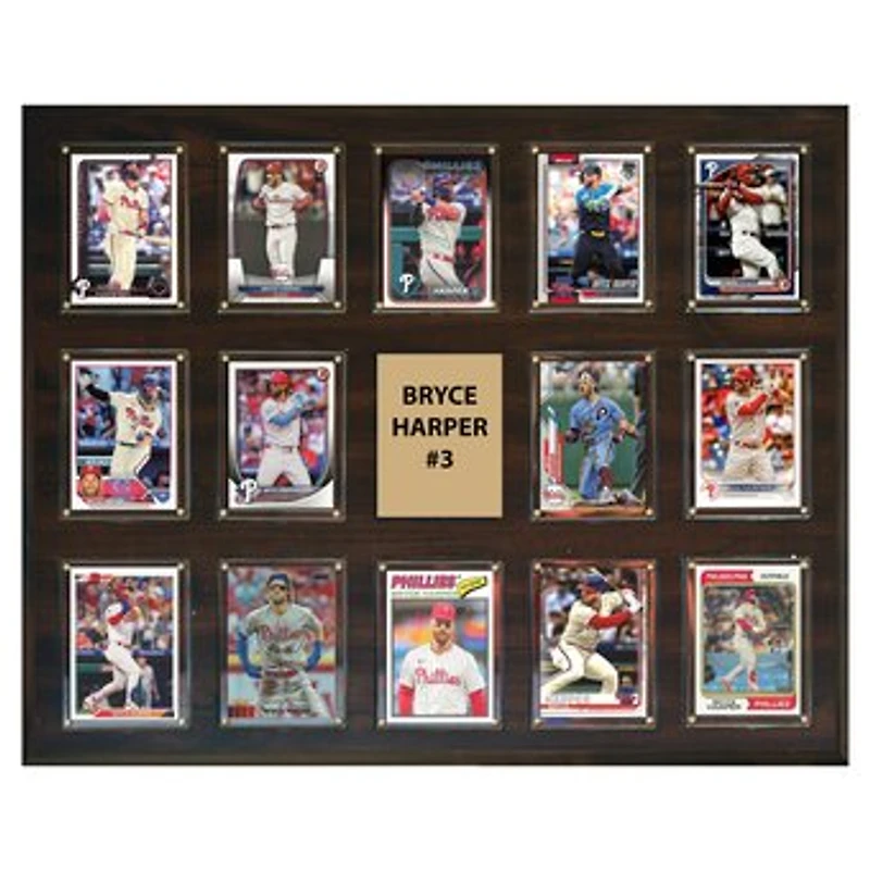 Bryce Harper Philadelphia Phillies 16" x 20" Trading Card Plaque