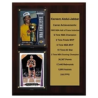Kareem Abdul-Jabbar Los Angeles Lakers 8" x 10" Trading Card Plaque