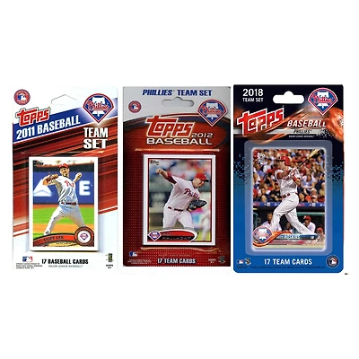 Philadelphia Phillies Trading Card Team Sets