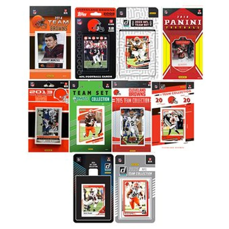 Cleveland Browns Trading Card Team Sets