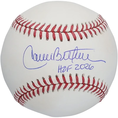 Carlos Beltran New York Mets Autographed Baseball with "HOF 2026" Inscription