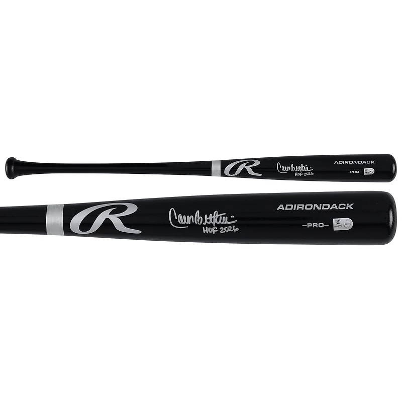 Carlos Beltran New York Mets Autographed Black Rawlings Pro Bat with "HOF 2026" Inscription