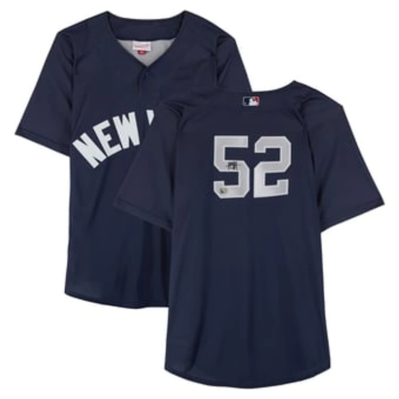 CC Sabathia New York Yankees Autographed Navy Mitchell and Ness 2009 Batting Practice Jersey