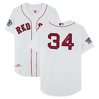 David Ortiz Boston Red Sox Autographed White Mitchell & Ness 2013 Authentic Jersey