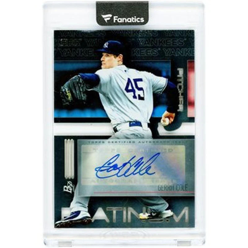 Gerrit Cole New York Yankees Autographed 2020 Bowman Platinum Cut #PCA-GC #12/25 Card