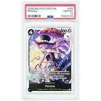 Perona 2026 One Piece Heroine's Edition Secret Rare #EB03-045 PSA Authenticated 10 Card