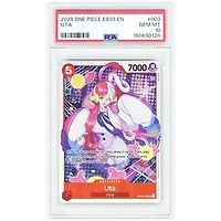 Uta 2026 One Piece Heroine's Edition Secret Rare #EB03- PSA Authenticated 10 Card