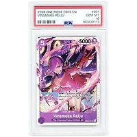 Vinsmoke Reiju 2026 One Piece Heroine's Edition Secret Rare #EB03-031 PSA Authenticated 10 Card