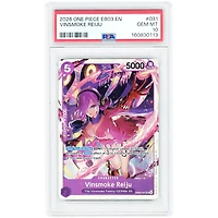 Vinsmoke Reiju 2026 One Piece Heroine's Edition Secret Rare #EB03-031 PSA Authenticated 10 Card