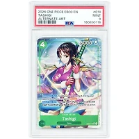 Tashigi 2026 One Piece Heroine's Edition Alternate Art Secret Rare #EB03-018 PSA Authenticated 9 Card