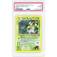 Erika's Venusaur 2000 Pokemon Gym Challenge Holo Rare #4 PSA Authenticated Card