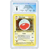 Electrode 1999 Pokemon Jungle 1st Edition Holo Rare #2 CGC Authenticated 8 Card