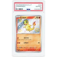 Charmander 2023 Pokemon Shiny Treasure ex Japanese Shiny #210 PSA Authenticated 10 Card