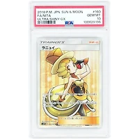 Nita 2018 Pokemon Ultra Shiny GX Japanese Secret Rare #160 PSA Authenticated 10 Card