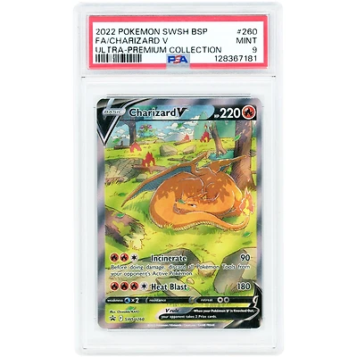Charizard V 2022 Pokemon Sword & Shield Promo #SWSH260 PSA Authenticated 9 Card