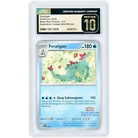 Feraligatr 2025 Pokemon Scarlet & Violet Promo Illustration Contest '24 #213 CGC Authenticated Pristine 10 Card