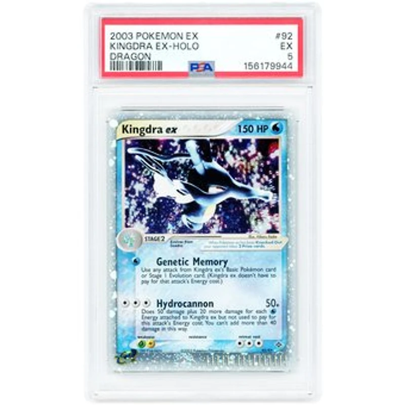 Kingdra ex 2003 Pokemon EX Dragon Ultra Rare #92 PSA Authenticated 5 Card