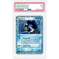 Lapras ex 2003 Pokemon EX Ruby & Sapphire Ultra Rare #99 PSA Authenticated 5 Card