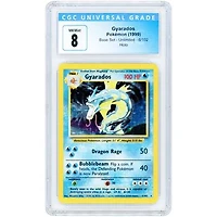 Gyarados 1999 Pokemon Base Set Unlimited Holo Rare #6 CGC Authenticated 8 Card