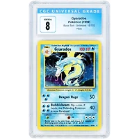 Gyarados 1999 Pokemon Base Set Unlimited Holo Rare #6 CGC Authenticated 8 Card