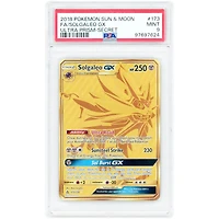 Solgaleo GX 2018 Pokemon Ultra Prism Secret Rare #173 PSA Authenticated 9 Card