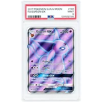 Espeon GX 2017 Pokemon Sun & Moon Base Set Ultra Rare #140 PSA Authenticated 9 Card