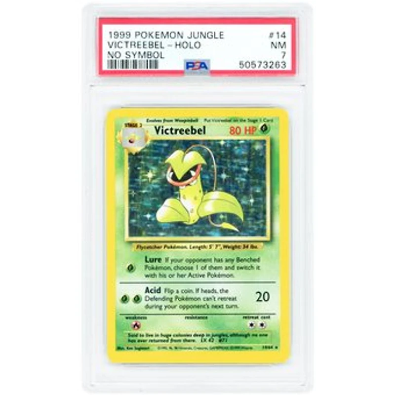 Victreebel 1999 Pokemon Jungle Holo Rare #14 PSA Authenticated 7 Card