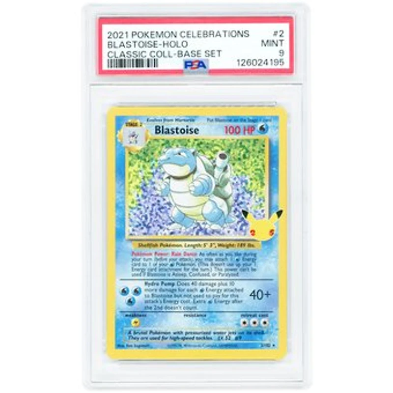 Blastoise 2021 Pokemon Celebrations Classic Collection #2 PSA Authenticated Card