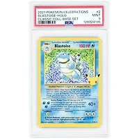 Blastoise 2021 Pokemon Celebrations Classic Collection #2 PSA Authenticated Card