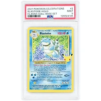Blastoise 2021 Pokemon Celebrations Classic Collection #2 PSA Authenticated Card