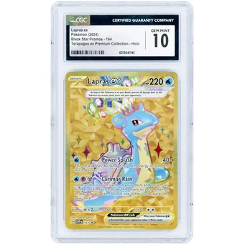 Lapras ex 2024 Pokemon Scarlet & Violet Promo #164 CGC Authenticated 10 Card