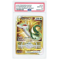 Serperior VSTAR 2022 Pokemon Silver Tempest Secret Rare #210 PSA Authenticated 10 Card