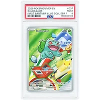 Bulbasaur 2026 Pokemon Mega Evolution First Partner Illustration Collection Series 1 Promo #37 PSA Authenticated 9 Card