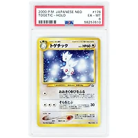 Togetic 2000 Pokemon Neo Genesis Japanese Rare #176 PSA Authenticated 6 Card