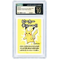 Pikachu 2023 Pokemon Old Maid Super High Tension Japanese #NNO CGC Authenticated Pristine 10 Card