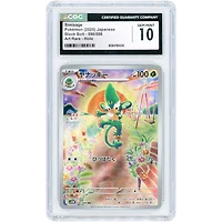 Simisage 2025 Pokemon Black Bolt Japanese Art Rare #90 CGC Authenticated 10 Card