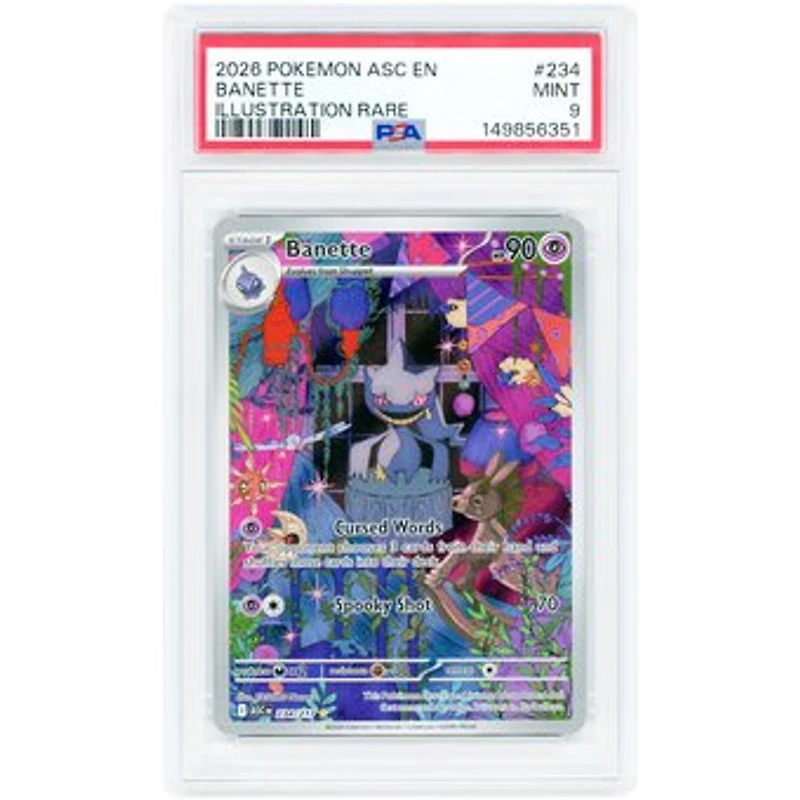 Banette 2026 Pokemon Ascended Heroes Illustration Rare #234 PSA Authenticated Card
