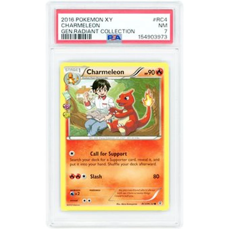 Charmeleon 2016 Pokemon Generations Radiant Collection Common #RC4 PSA Authenticated 7 Card